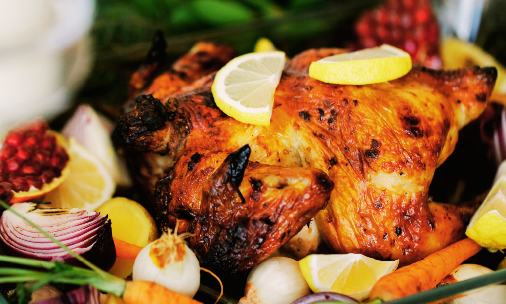 Lemon Garlic Roast Chicken